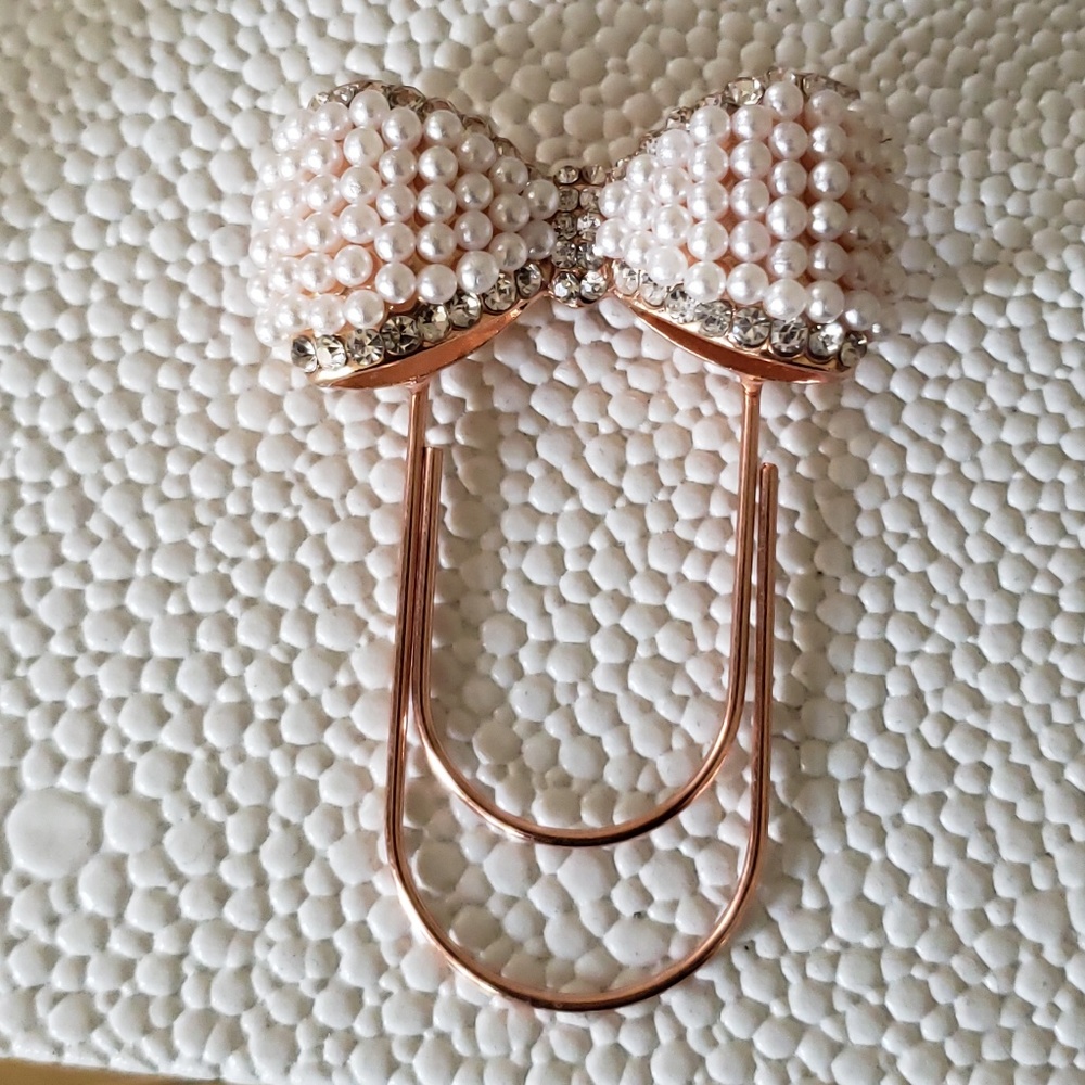 Jumbo Paper Clip, Planner Accessories, Bow